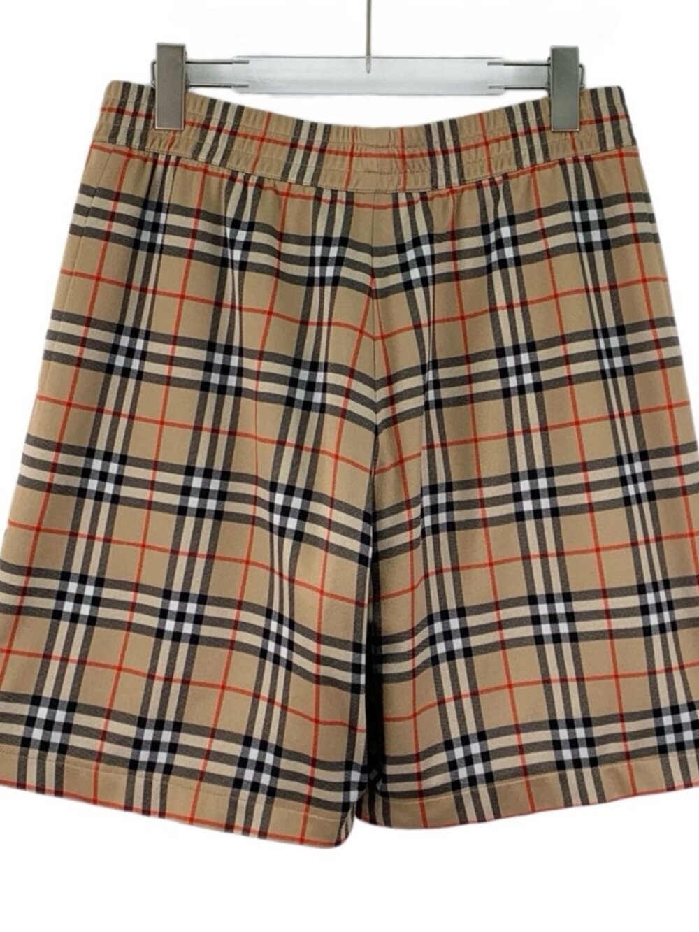 X30472 Burberry Brown Classic Plaid Design Casual Shorts M Size 99 New with Tag